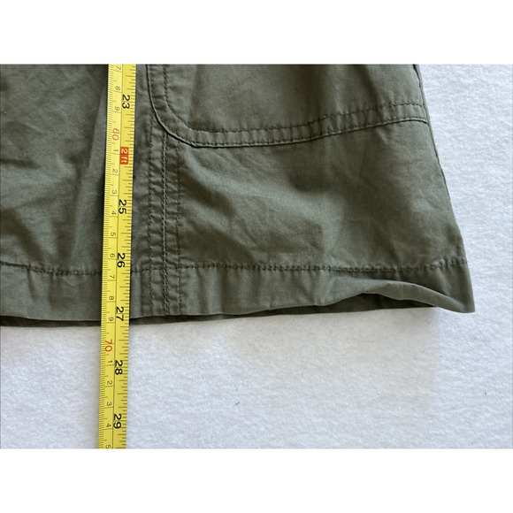 Decree Utility Jacket Women M Olive Green Drawstring Parka Boho Casual‎ - Picture 4 of 6